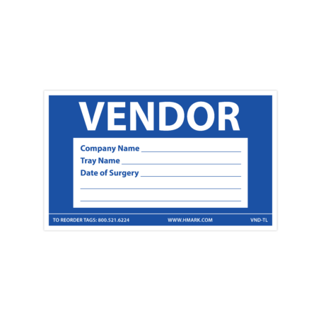 Loaner & Vendor Tray Labels